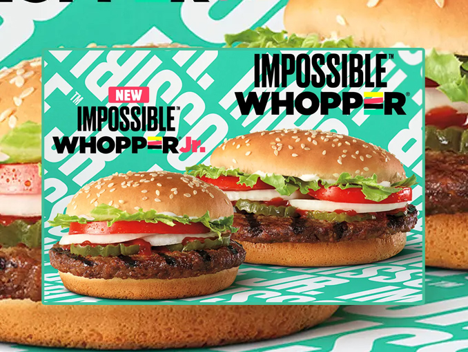 Burger King запускает в продажу три новых растительных бургера