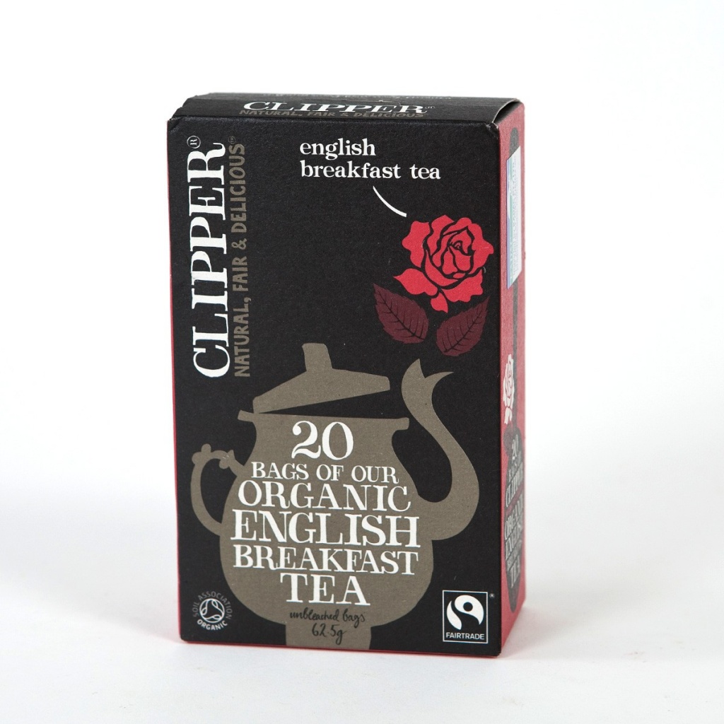 Чай черный Английский завтрак Органик (20пак) Clipper CL217
