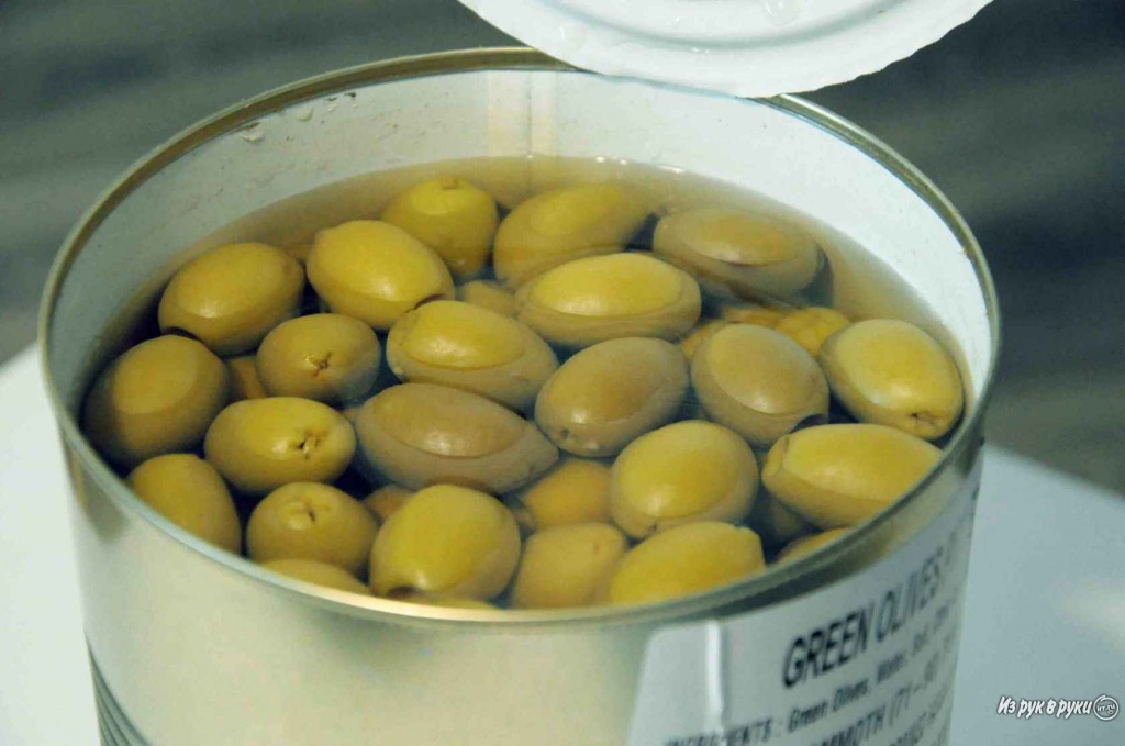 Оливки и маслины консервированные  s.s.mammout 70/90 с косточкой и без косточки 4300 мл - фабрика Deas S.A.(greece)